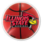 Illinois State - Basketball Shaped Magnet