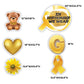 In September We Wear Gold, Childhood Cancer Awareness, 13pc Yard Card Lawn Sign Set