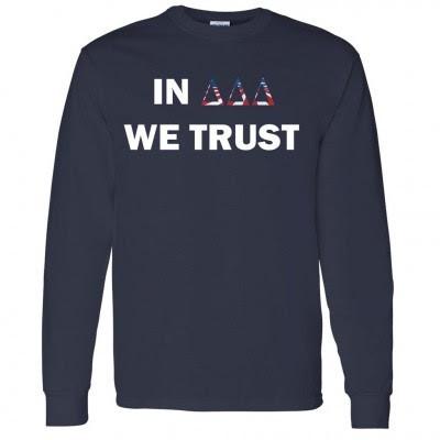 Tri Delta 'In Tri Delta We Trust' Long Sleeve T-Shirt - FREE SHIPPING