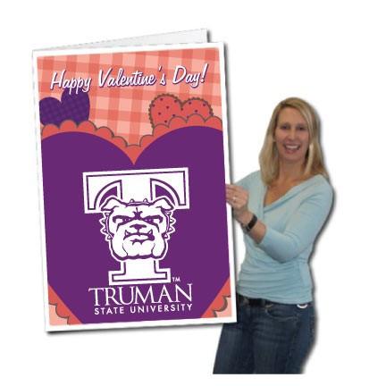 Truman State University 2'x3' Giant Valentine's Day Greeting Card