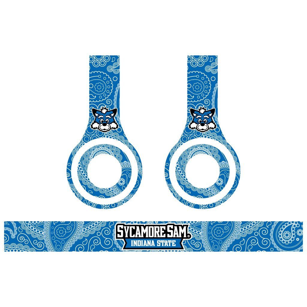 Indiana State University Set of 3 Patterns Skins for Beats Solo HD FREE SHIPPING
