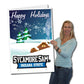 Indiana State University 2'x3' Giant Holiday Greeting Card