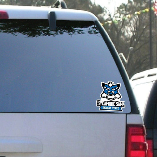 Indiana State University - Window Decal (Set of 2) - Sycamore Sam