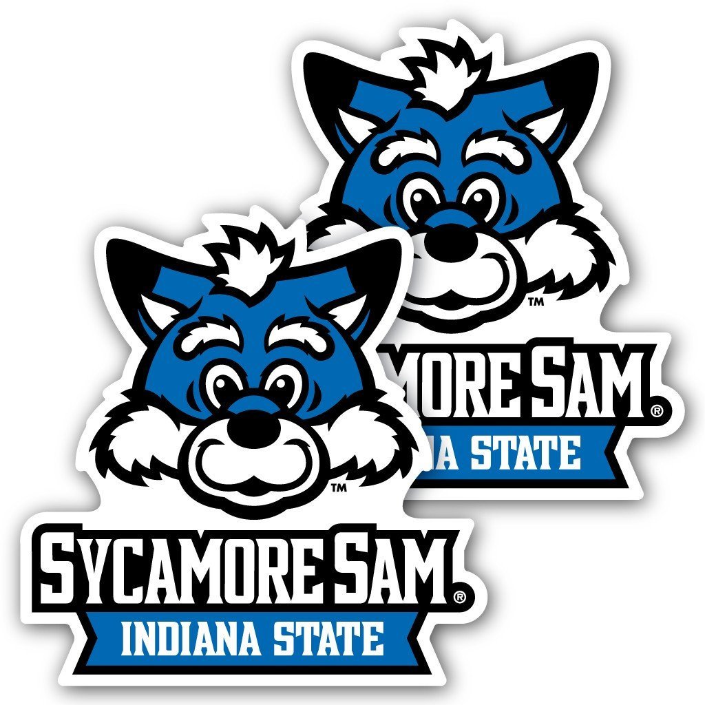 Indiana State University - Window Decal (Set of 2) - Sycamore Sam