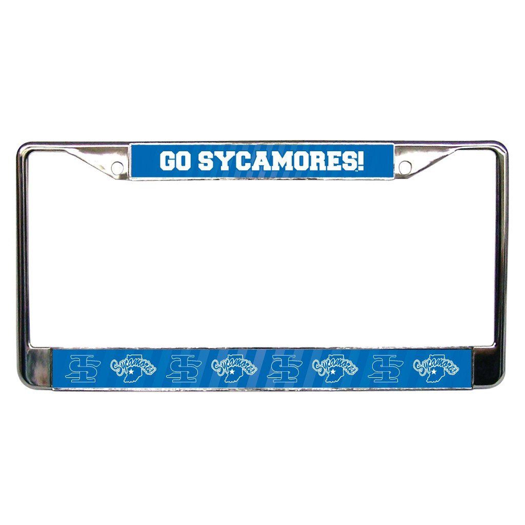 Indiana State University Go Sycamores! License Plate Frame FREE SHIPPING