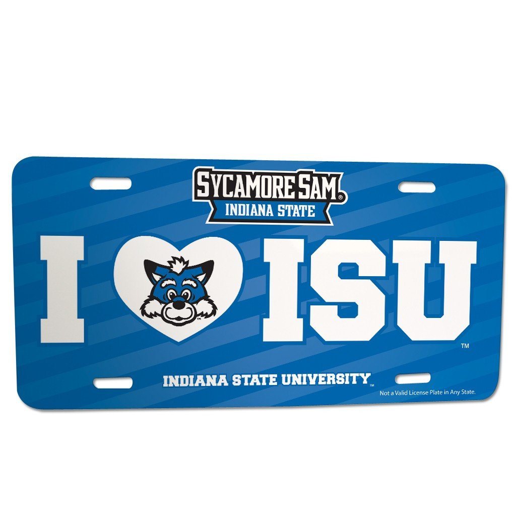 Indiana State University - License Plate - I Love ISU