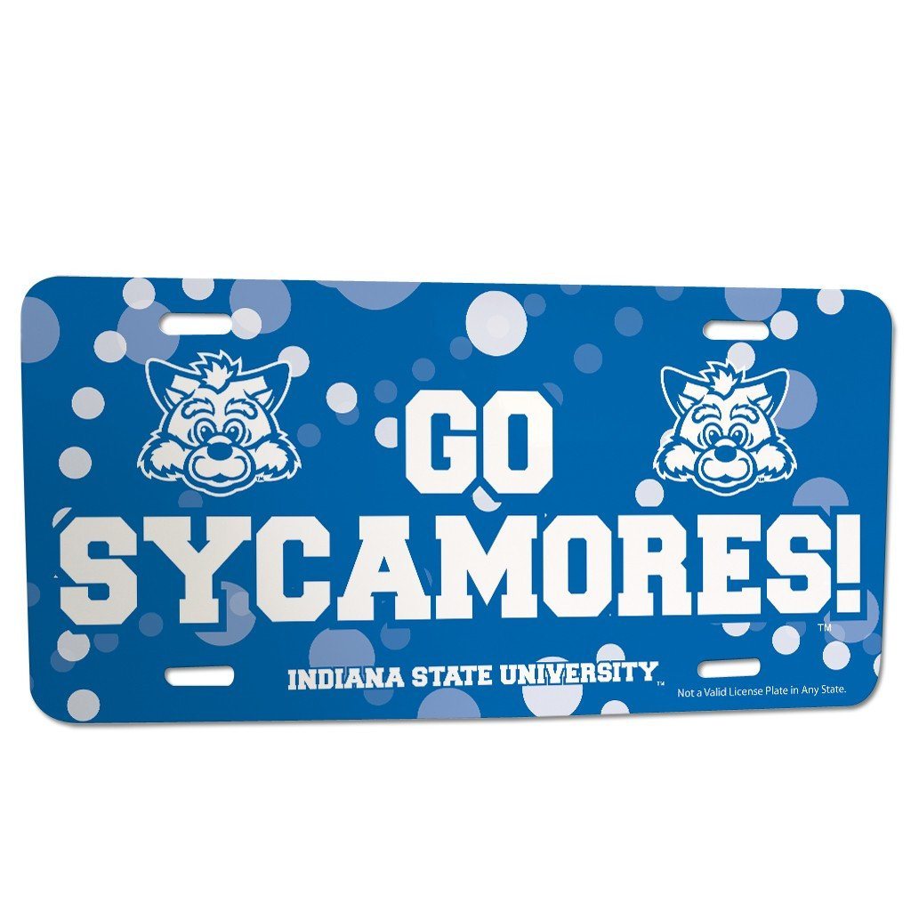 Indiana State University - License Plate - Go Sycamores!