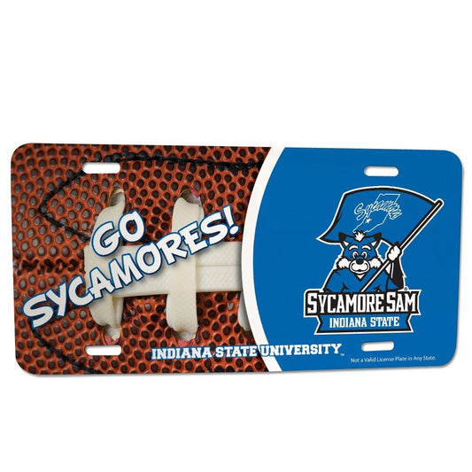 Indiana State University - License Plate - Football Design