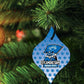 Indiana State University Ornament - Set of 3 Tapered Shapes - FREE SHIPPING
