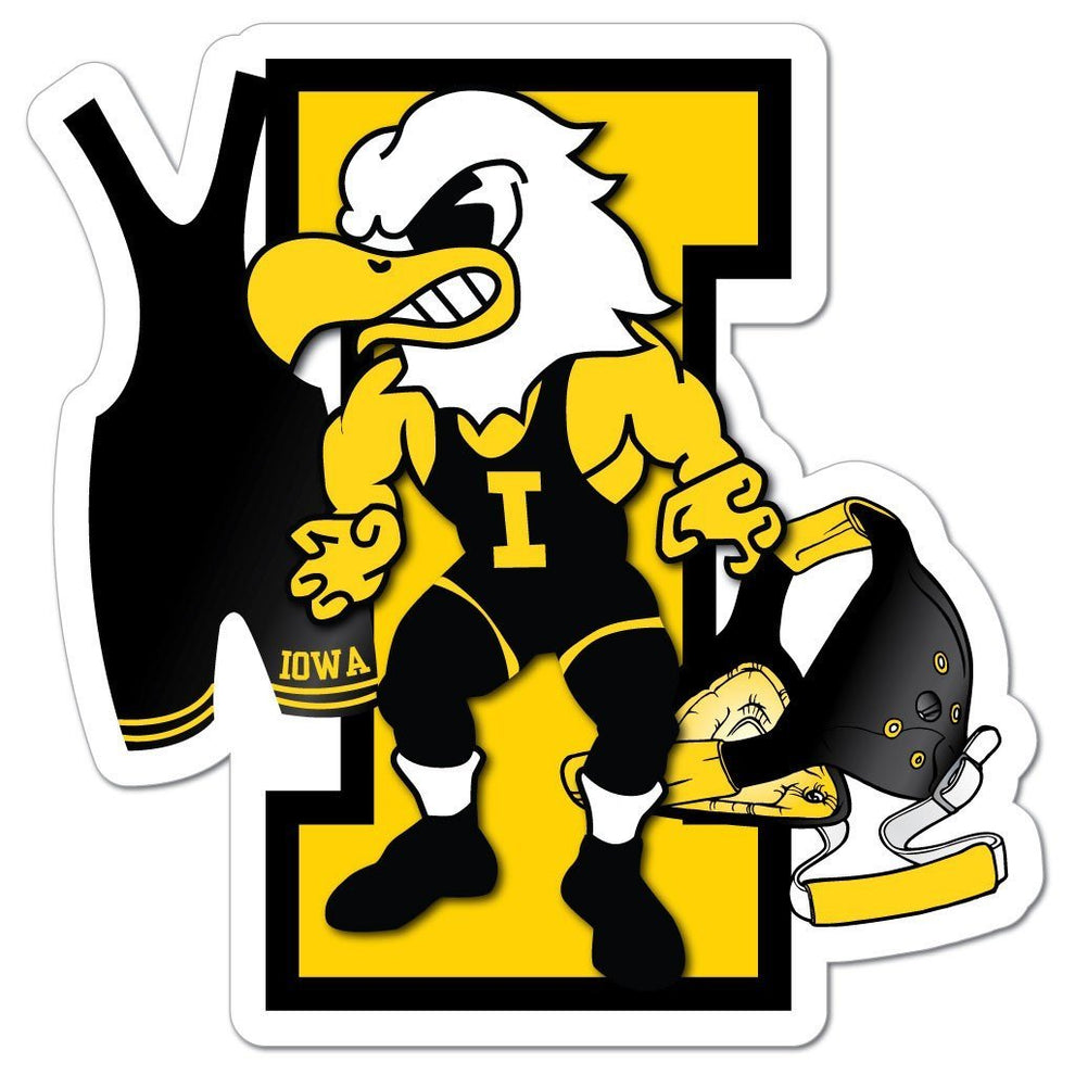 Iowa Hawkeye Herky Wrestling Car VictoryStore