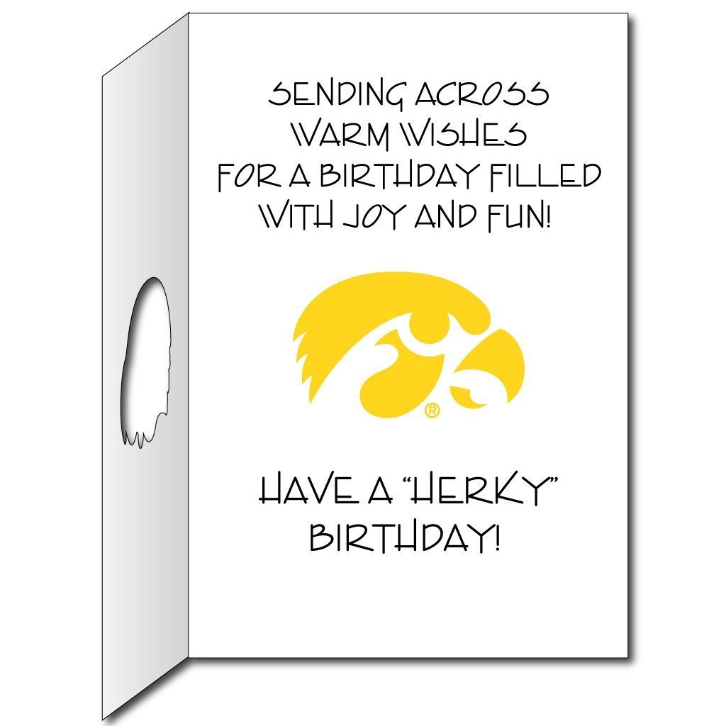 Iowa Hawkeyes 2'x3' Giant Birthday Greeting Card & Yard Sign
