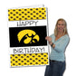 Iowa Hawkeyes 2'x3' Giant Birthday Greeting Card & Yard Sign