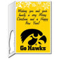 Iowa Hawkeyes 2'x3' Giant Holiday Greeting Card & Yard Sign