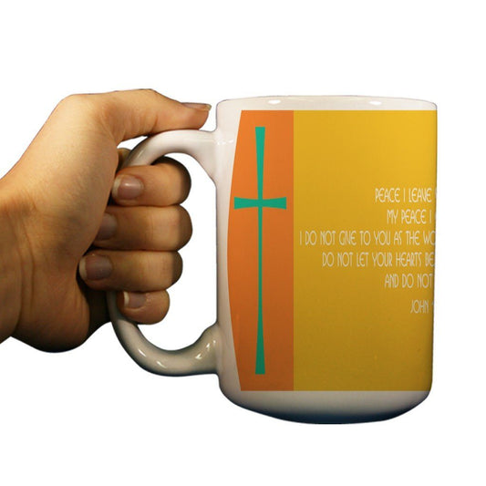 John 14:27 Religious 15oz Coffee Mug