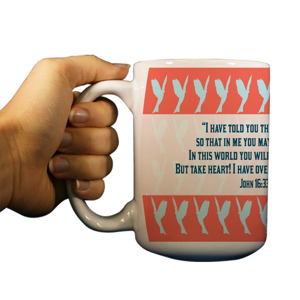 John 16:33 Religious 15oz Coffee Mug