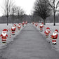 Jolly Santa & Candy Cane Pathway Markers Yard Cards 20 piece set