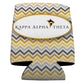 Kappa Alpha Theta Can Cooler Set of 12 - Chevron Stripes FREE SHIPPING