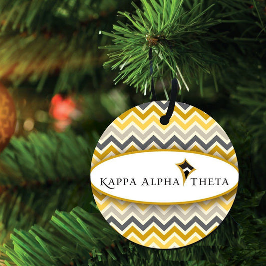 Kappa Alpha Theta Ornament - Set of 3 Shapes - FREE SHIPPING