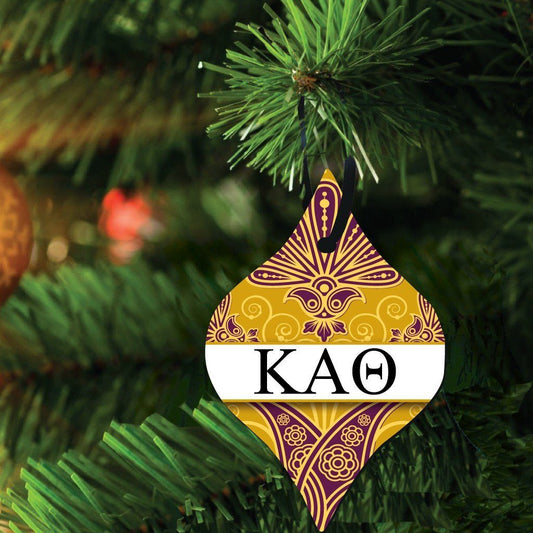 Kappa Alpha Theta Ornament - Set of 3 Tapered Shapes - FREE SHIPPING