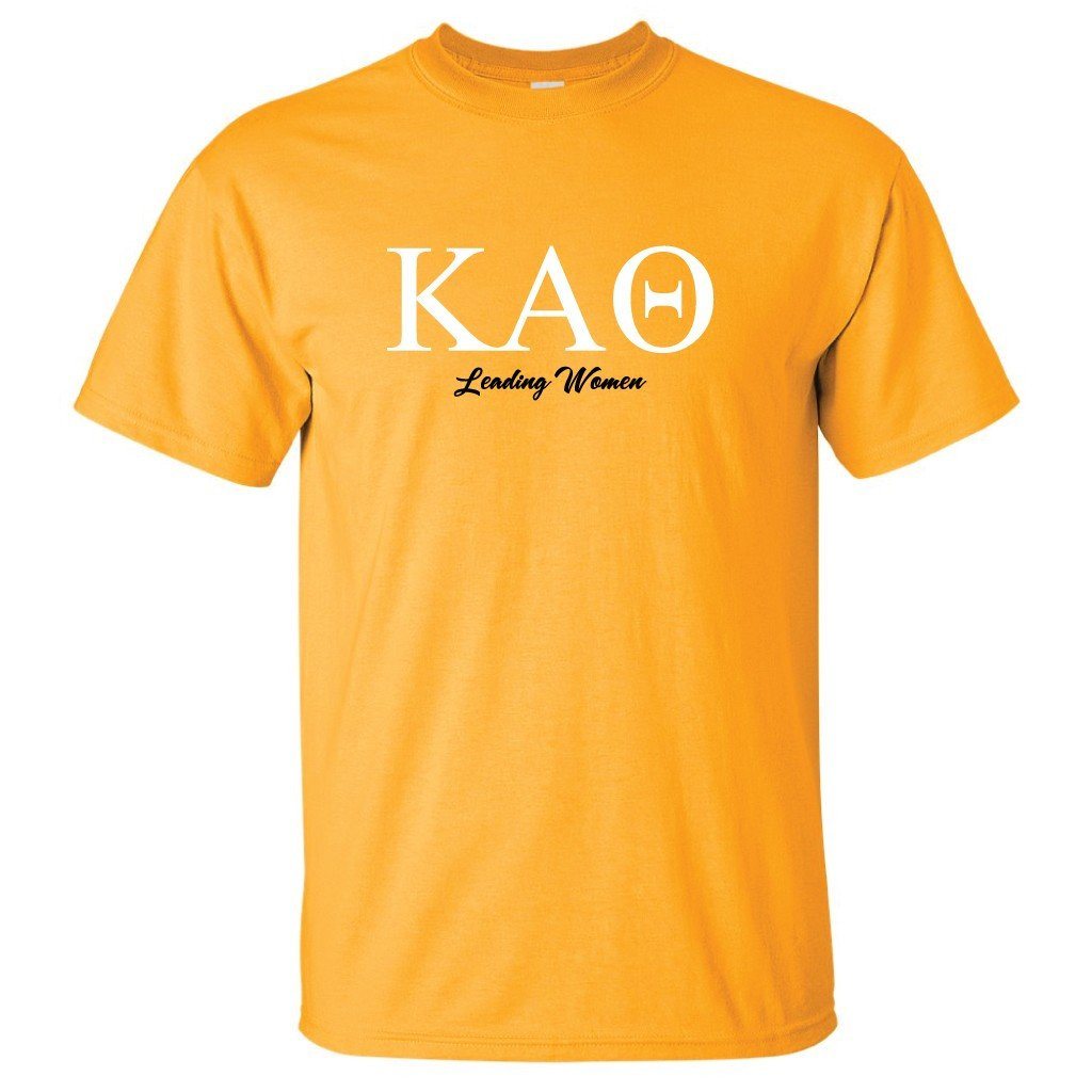 Kappa Alpha Theta Greek Letters Standard T-Shirt - FREE SHIPPING