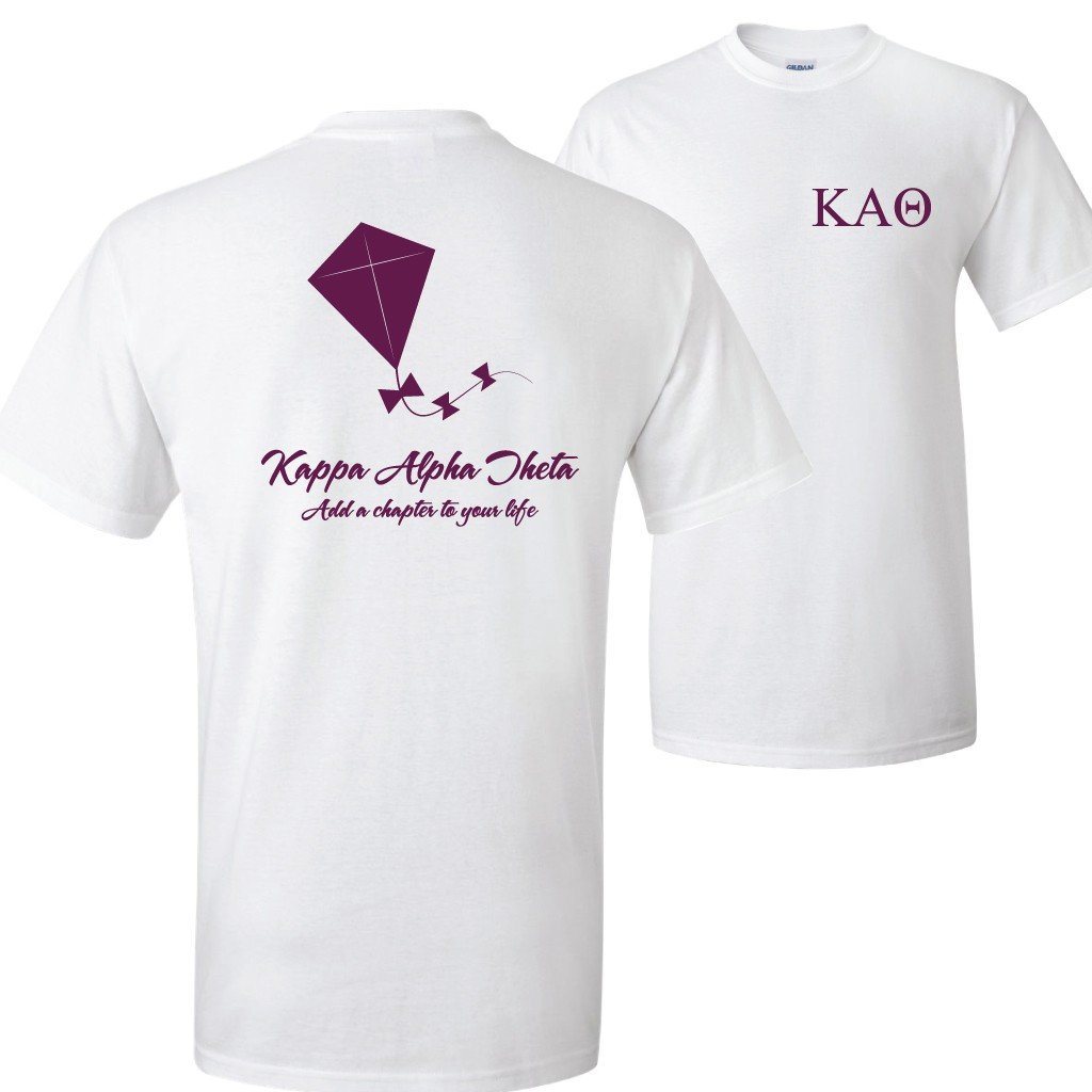 Kappa Alpha Theta Add a Chapter to Your Life Standard T-Shirt - FREE SHIPPING