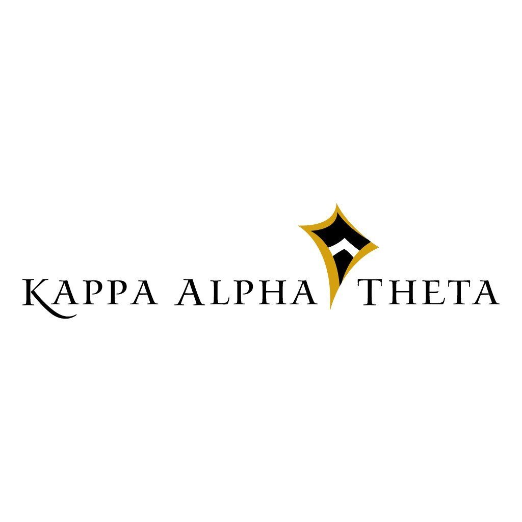 Kappa Alpha Theta Canvas Tote Bag - Kappa Alpha Theta Logo