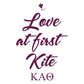 Kappa Alpha Theta Canvas Tote Bag - Love at First Kite