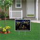 Keep Christ in Christmas Lawn Display (Black Design) Yard Sign Decoration - FREE SHIPPING