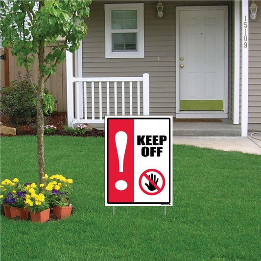 Keep Off Sign or Sticker - #9