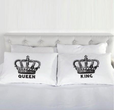 King and Queen Pillow Cases