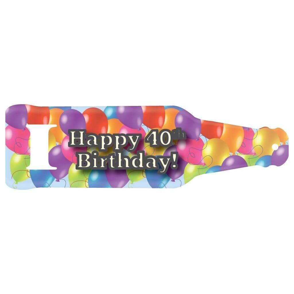 40th Birthday Party Decoration and Party Favor Kit