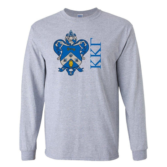Kappa Kappa Gamma Coat of Arms Long Sleeve T-shirt - FREE SHIPPING
