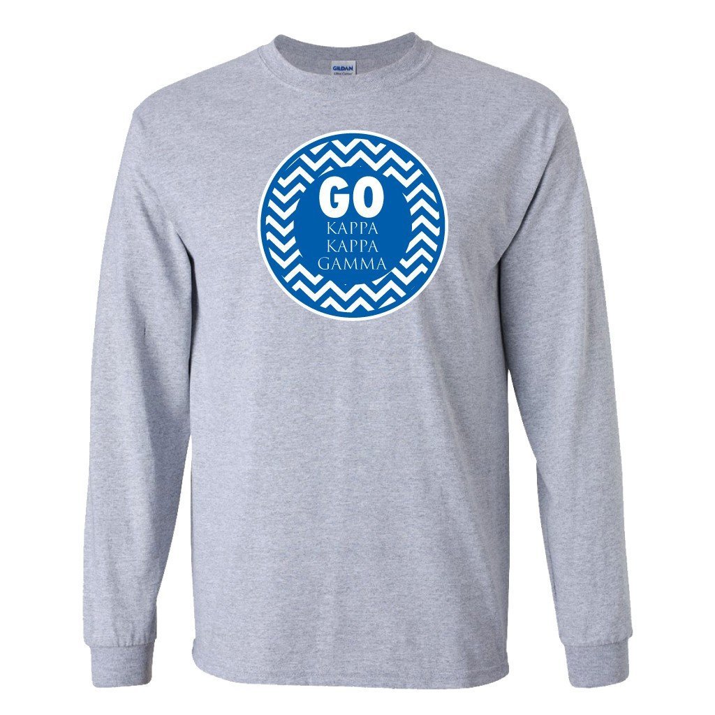 Kappa Kappa Gamma Long Sleeve T shirt VictoryStore VictoryStore