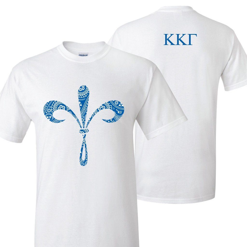 Kappa Kappa Gamma Fluer De Lis Standard T-Shirt - FREE SHIPPING