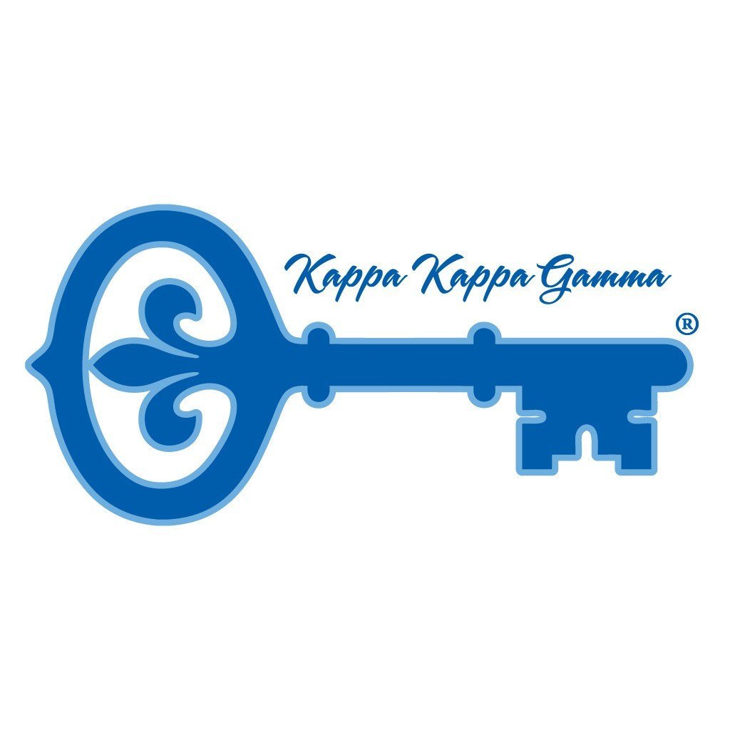 Kappa Kappa Gamma Canvas Tote Bag - Kappa Kappa Gamma and Key