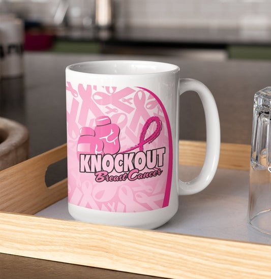 Knock Out Breast Cancer Coffee Mug