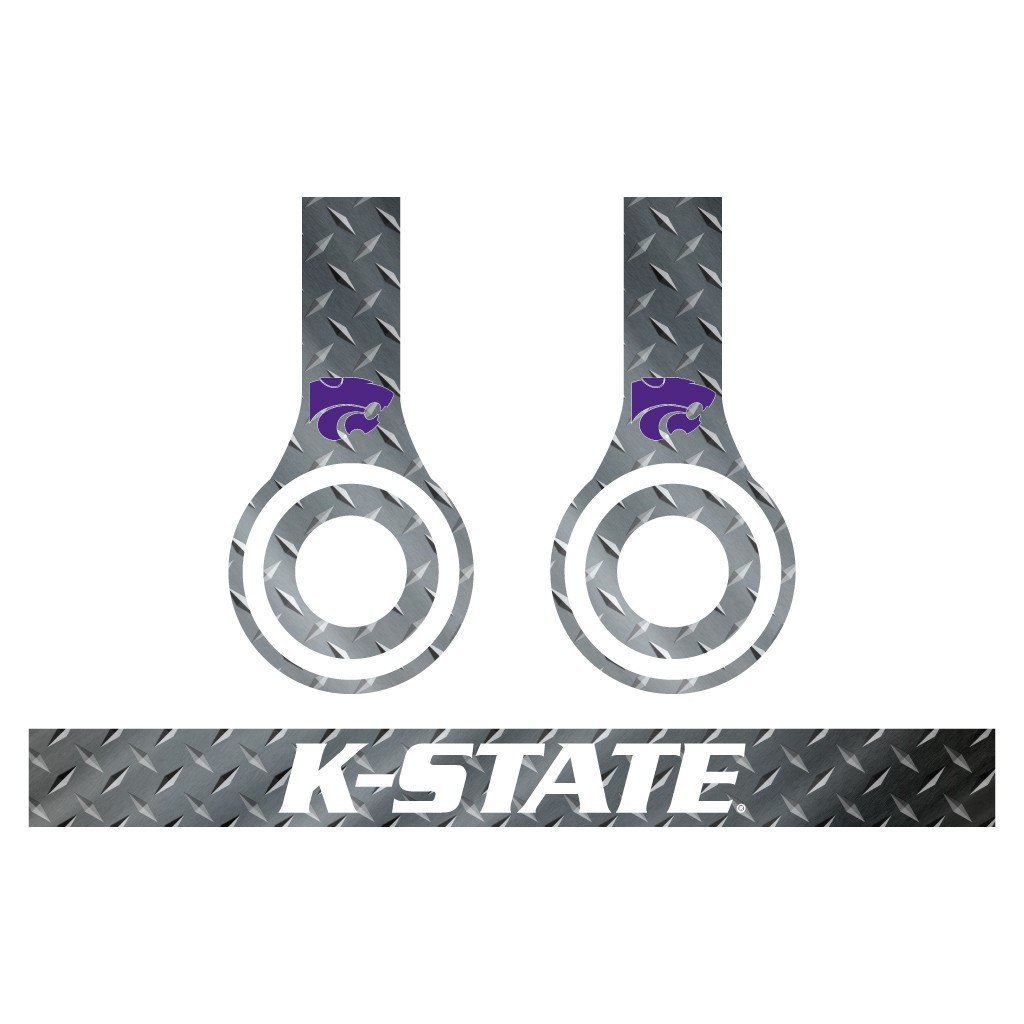 Kansas State Skins for Beats Solo HD Headphones Set of 3 Metal - FREE SHIPPING