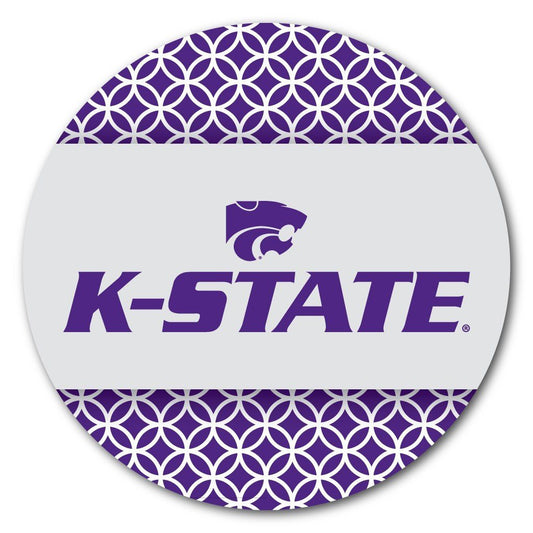 Kansas State University Patterned Coaster Set of 4 - FREE SHIPPING