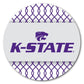 Kansas State University Patterned Coaster Set of 4 - FREE SHIPPING