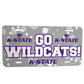 Kansas State University - License Plate - Go Wildcats!