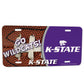 Kansas State University - License Plate - Football Design
