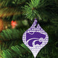 Kansas State University Ornament Set of 3 Shapes - FREE SHIPPING