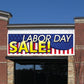 Labor Day Sale! Vinyl Banner with Grommets