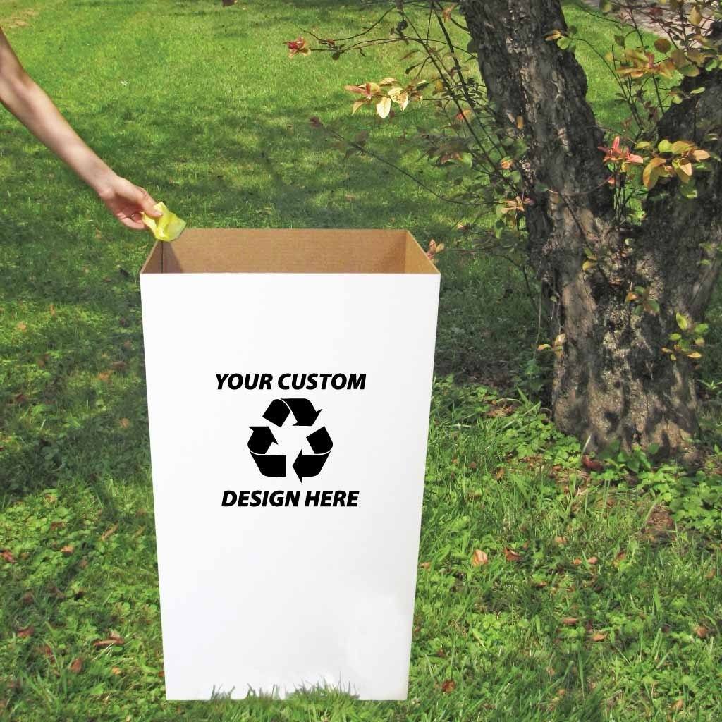 Customized Disposable Recyclable Cardboard Trash Cans
