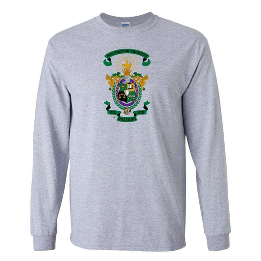 Lambda Chi Alpha Long Sleeve T-shirt Coat of Arms - FREE SHIPPING