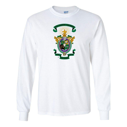 Lambda Chi Alpha Long Sleeve T-shirt Coat of Arms - FREE SHIPPING