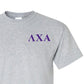Lambda Chi Alpha Standard T-Shirt - Greek Letters with Badge - FREE SHIPPING