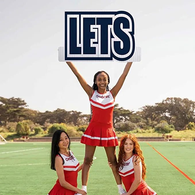 Let's Get Loud' Cheerleader Cut Out Words