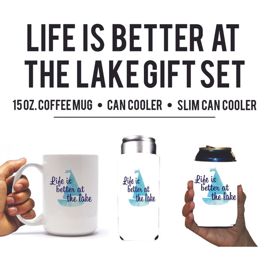life is better at the lake gift set
