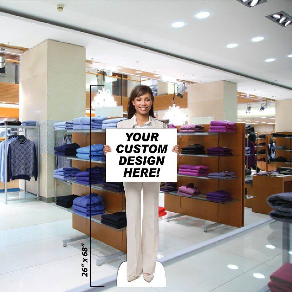 Life Size Stand Up Cutout | Business Lady #2